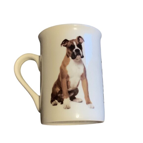 Boxer Dog Ceramic Mug Coffee Cup Paw Print Interior Dimension 9 Pets 4" - Picture 2 of 6